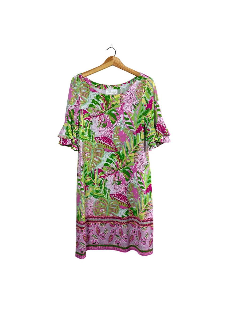 Women's Vibrant Pappagallo Shift Dress L